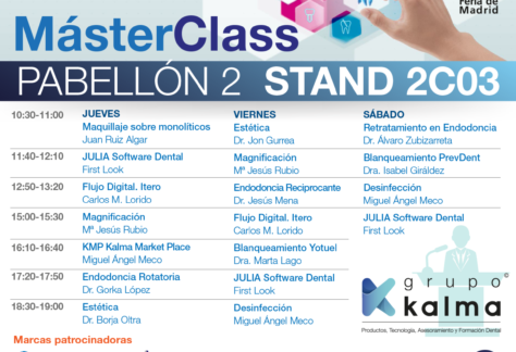 Máster Class de Grupo kalma Expodental 2020 Kalma