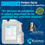 Desinfectamnte para superficies KDM Kwipes spray