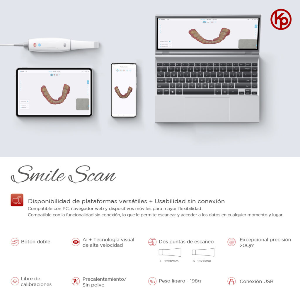 Flujo digital dental smile scan KP